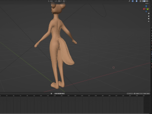 Yashley Anthro Fox Modèle 3D