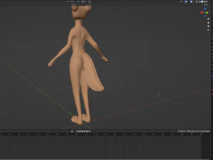 Yashley Anthro Fox 3D Model