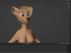 Yashley Anthro Fox Modèle 3D