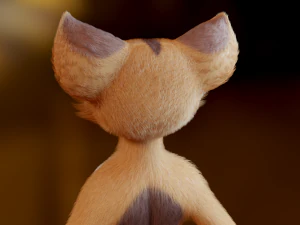 Yelena Anthro Dingo 3D Model