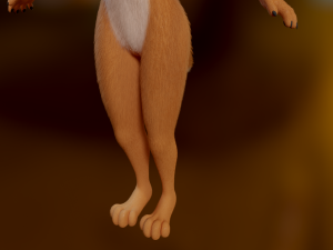 Yelena Anthro Dingo Model 3D