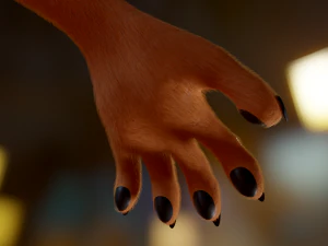 Yelena Anthro Dingo 3D Model