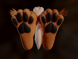 Yelena Anthro Dingo Model 3D