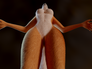 Yelena Anthro Dingo Model 3D
