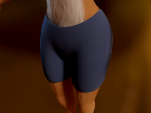 Yelena Anthro Dingo 3D Model
