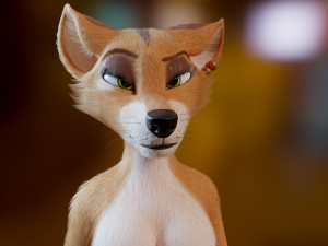 Yelena Anthro Dingo Model 3D