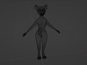 Yelena Anthro Dingo Model 3D