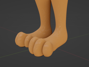 Yelena Anthro Dingo Model 3D