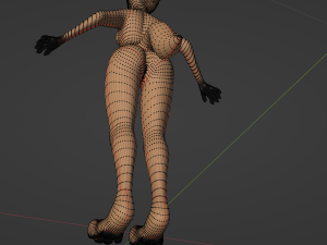 Yelena Anthro Dingo Model 3D
