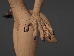 Yelena Anthro Dingo Model 3D