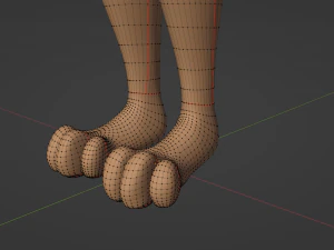 Yelena Anthro Dingo 3D Model