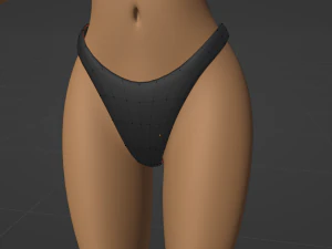 Yelena Anthro Dingo 3D Model