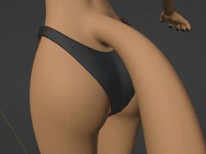Yelena Anthro Dingo 3D Model
