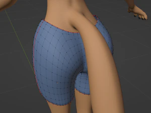 Yelena Anthro Dingo 3D Model