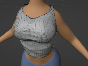 Yelena Anthro Dingo 3D Model