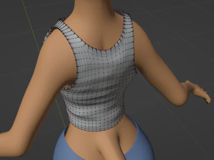 Yelena Anthro Dingo 3D Model