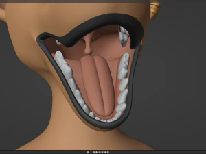 Yelena Anthro Dingo 3D Model