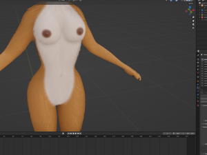 Yelena Anthro Dingo Model 3D