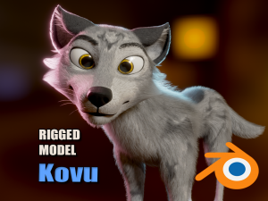 Kovu Wolf 3D Model