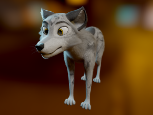 Kovu Wolf 3D Model