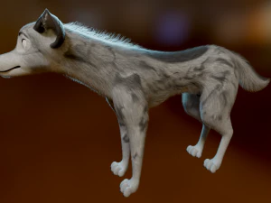 Kovu Wolf 3D Model