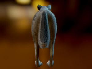 Kovu Wolf 3D Model