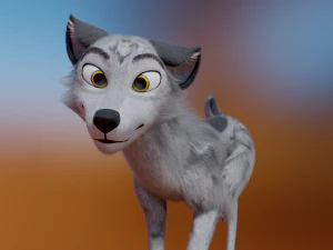 Kovu Wolf 3D Model