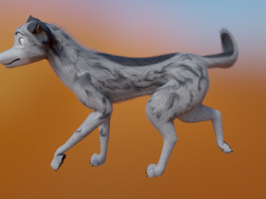 Kovu Wolf 3D Model