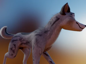 Kovu Wolf 3D Model