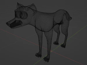 Kovu Wolf 3D Model