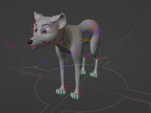 Kovu Wolf 3D Model