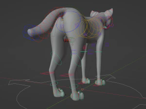 Kovu Wolf 3D Model