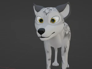 Kovu Wolf 3D Model