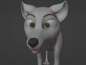 Kovu Wolf 3D Model