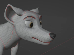 Kovu Wolf 3D Model