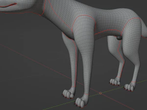 Kovu Wolf 3D Model