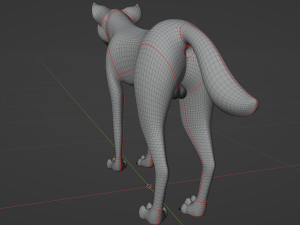 Kovu Wolf 3D Model