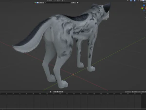 Kovu Wolf 3D Model