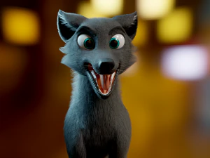 Noah Wolf 3D Model