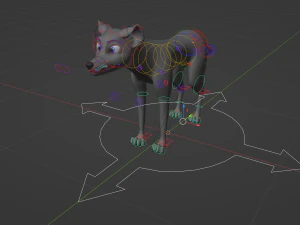Noah Wolf 3D Model