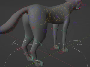 Noah Wolf 3D Model