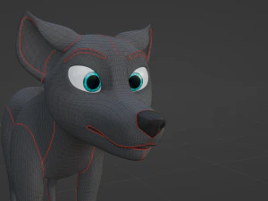 Noah Wolf 3D Model