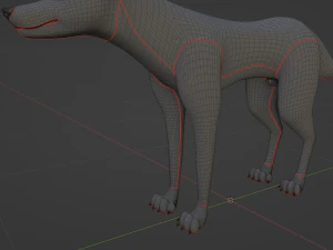 Noah Wolf 3D Model