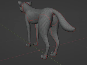 Noah Wolf 3D Model