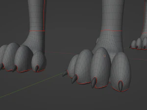 Noah Wolf 3D Model