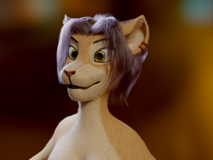 Mayala Anthro Lioness Modelo 3D