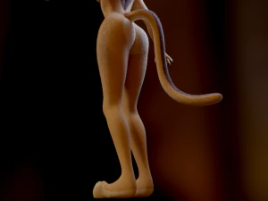 Mayala Anthro Lioness 3D Model