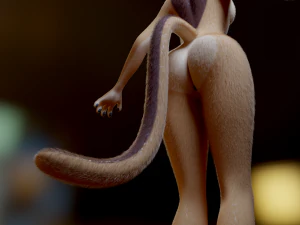 Mayala Anthro Lioness 3D Model