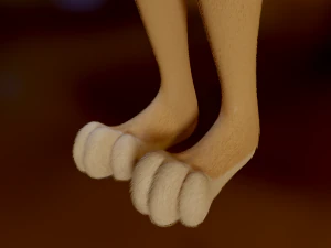 Mayala Anthro Lioness 3D Model