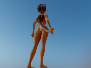 Mayala Anthro Lioness Modelo 3D
